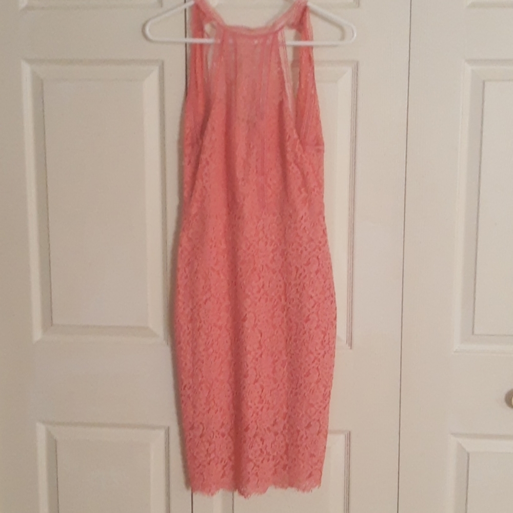 coral Lace dress